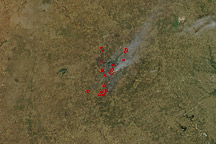Wildfires in Texas