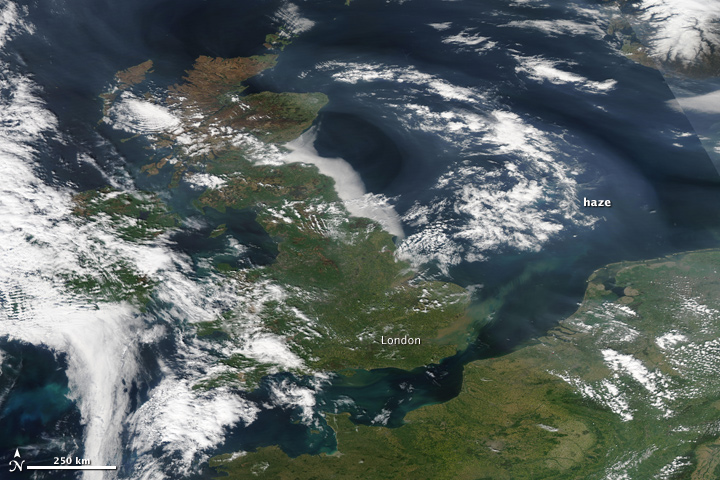 Haze over the United Kingdom - related image preview