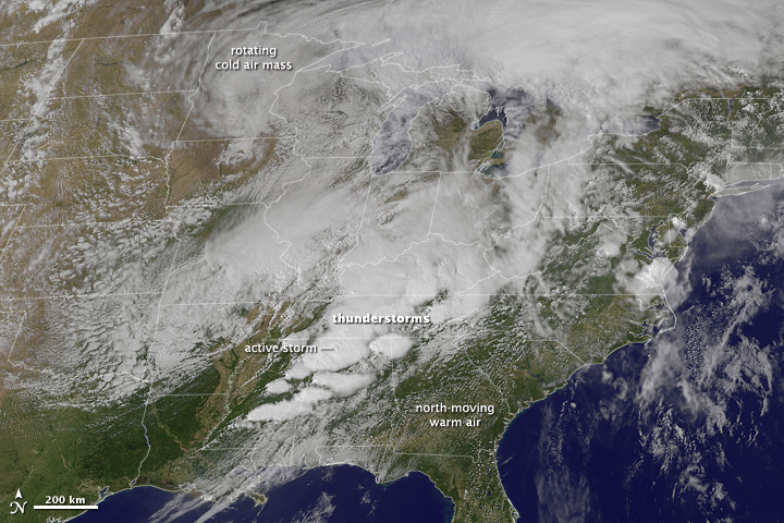 Severe Tornado Outbreak in the Southern United States