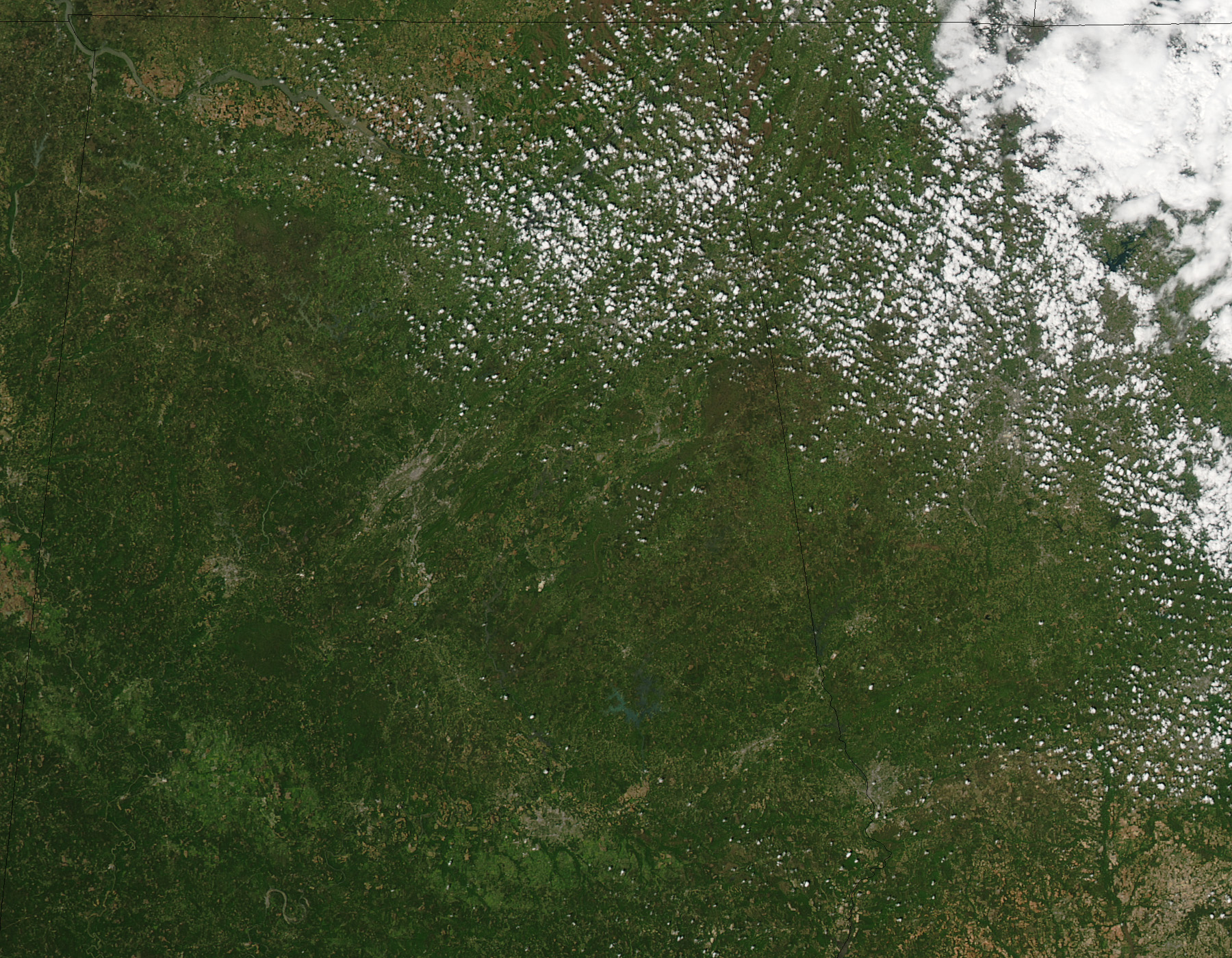 Tornado Tracks in Alabama and Georgia - related image preview