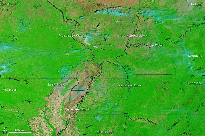 Continued Flooding along the Mississippi