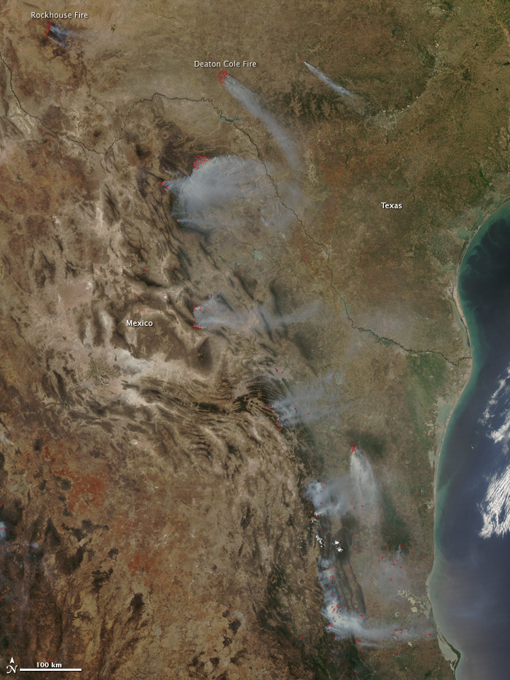 Fires in Mexico and Texas - related image preview