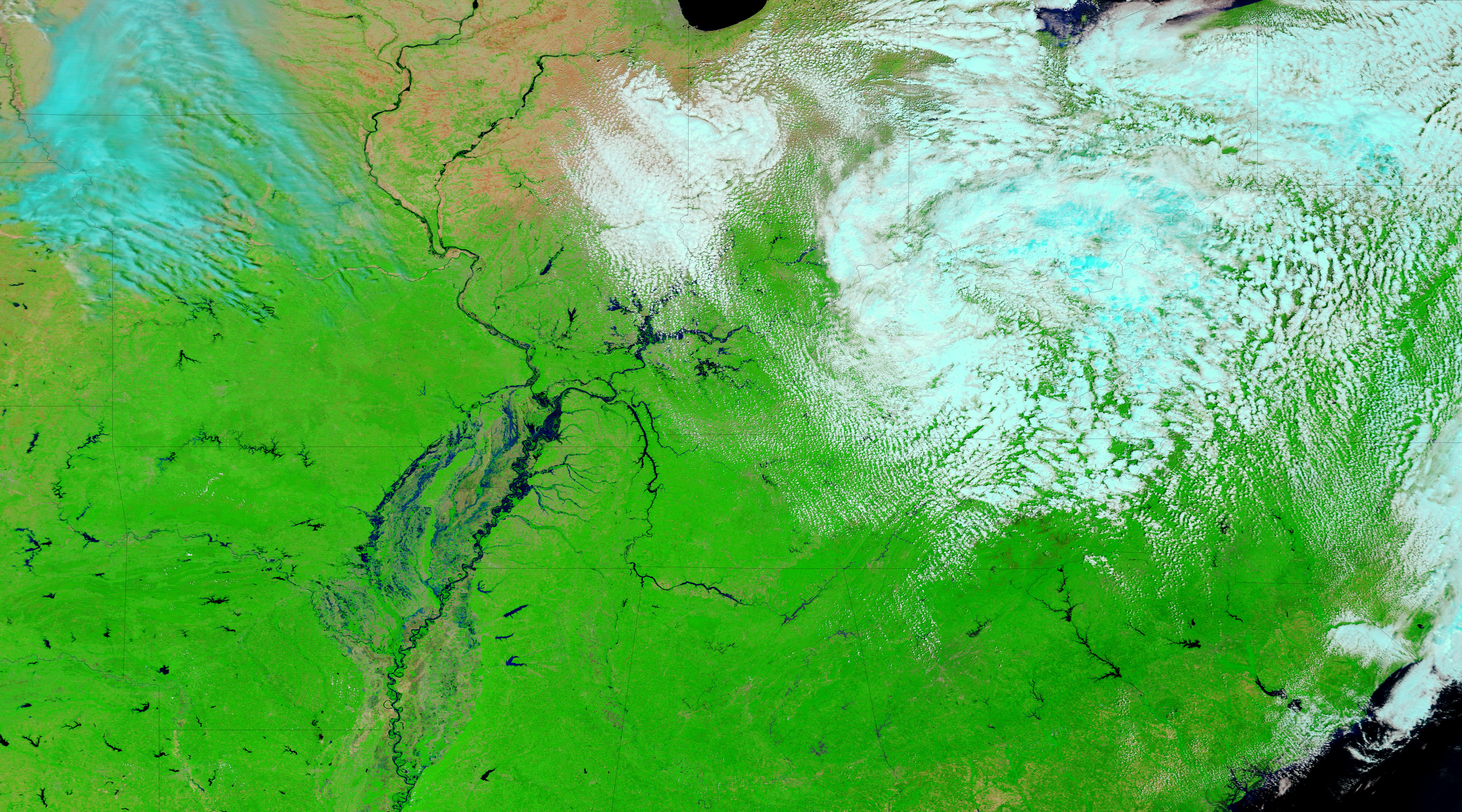 Spring Floods in the U.S. Midwest and Canada - related image preview