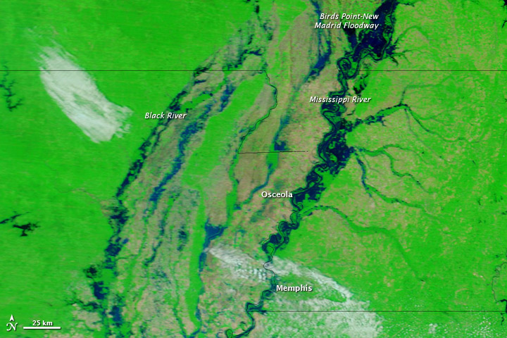 High Waters along the Mississippi River