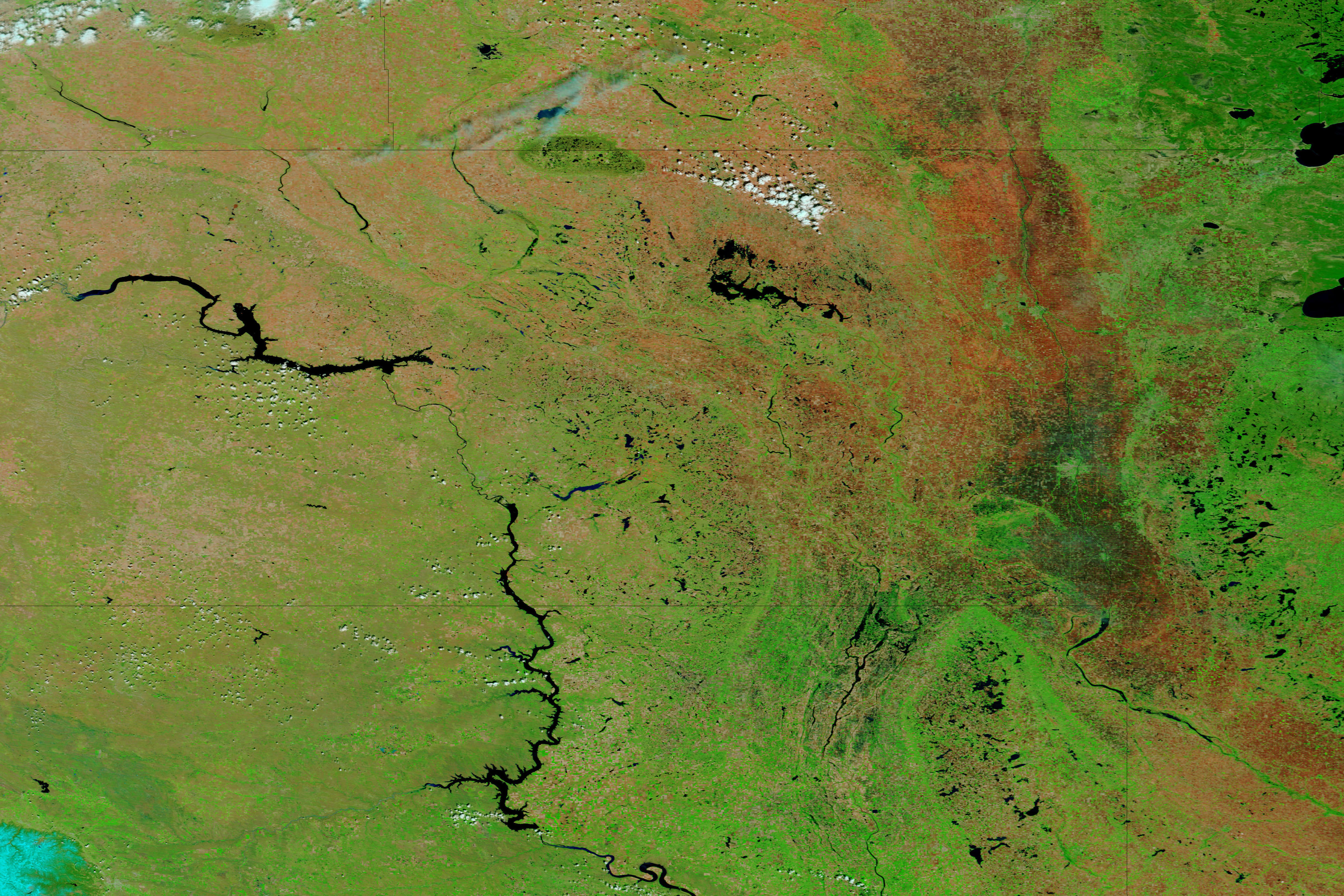 Flooding Continues along the Red River - related image preview