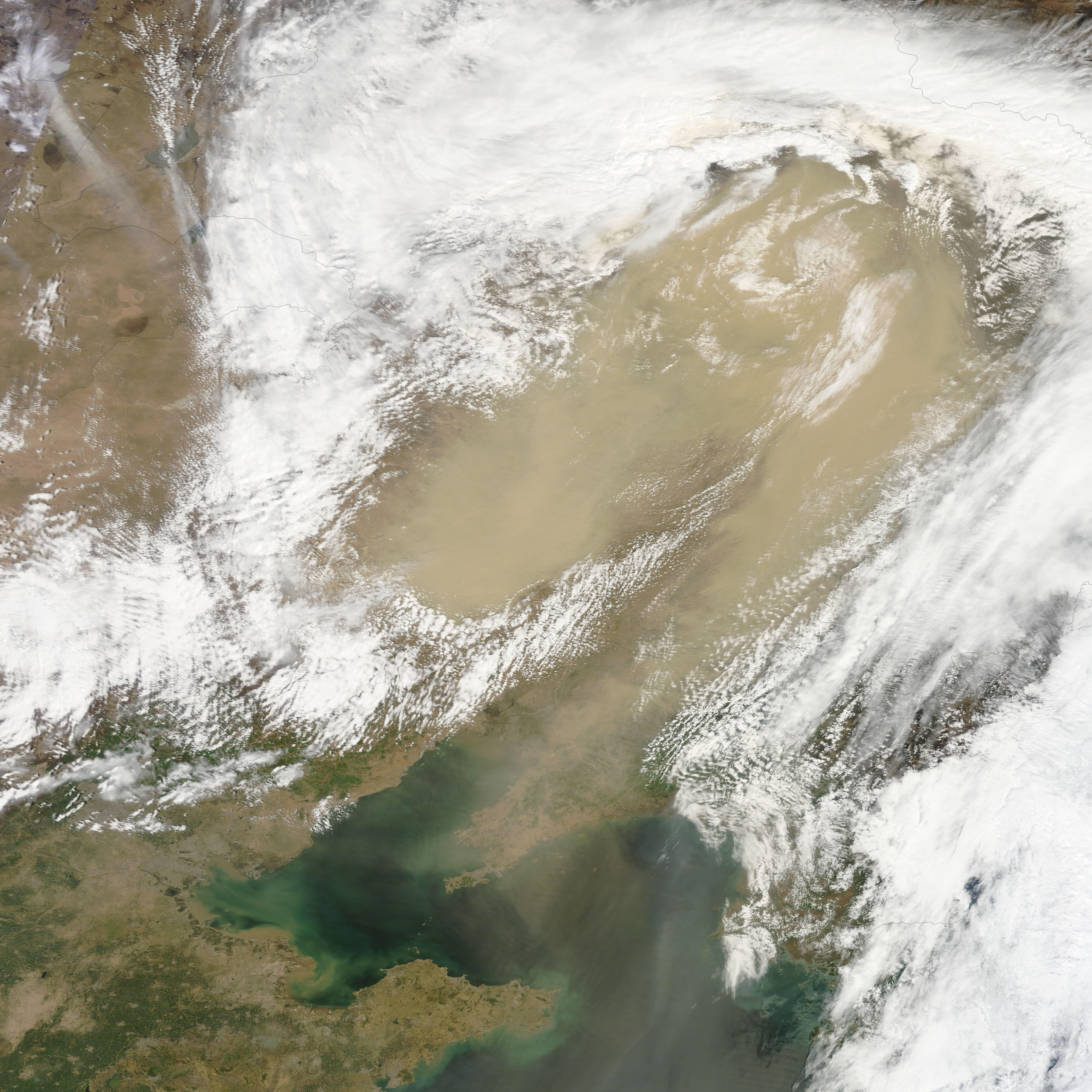 Gobi Dust Reaches Northeastern China - related image preview