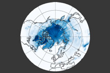 Seasonal Effects of Arctic Snow and Ice