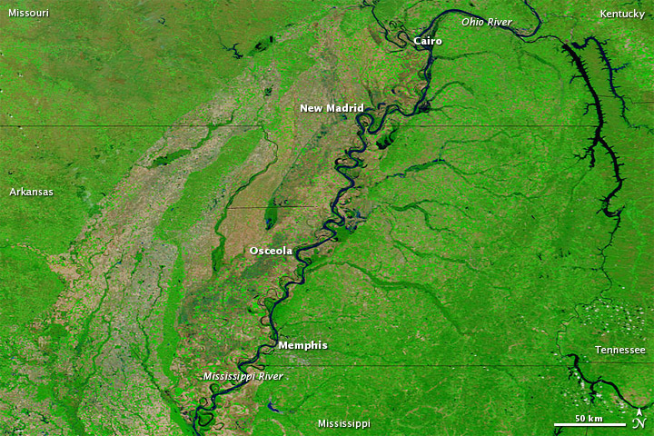 Lingering Floods along the Mississippi River - related image preview