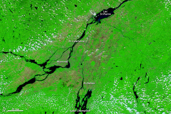 Flooding in Quebec and Northeastern U.S.