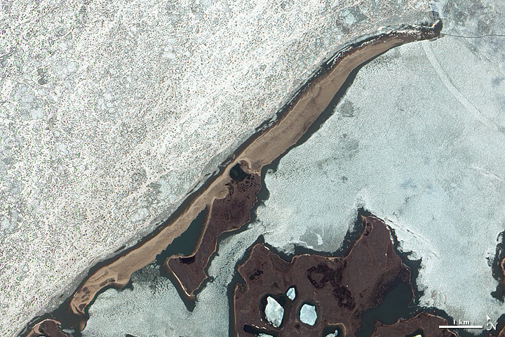 Barrier Island along Arctic Shores - related image preview