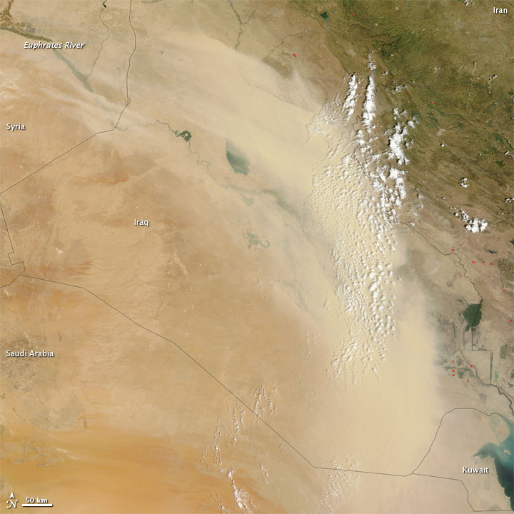 Dust Storm over Iraq - related image preview