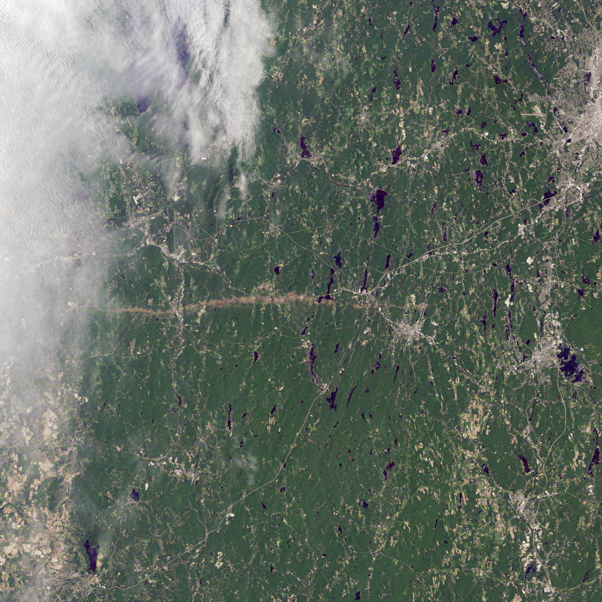 Tornado Track near Sturbridge, Massachusetts - related image preview