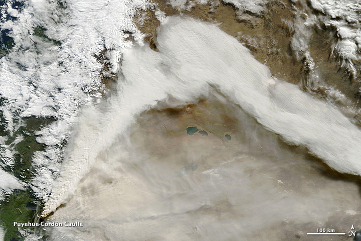 Eruption of Puyehue-Cordón Caulle