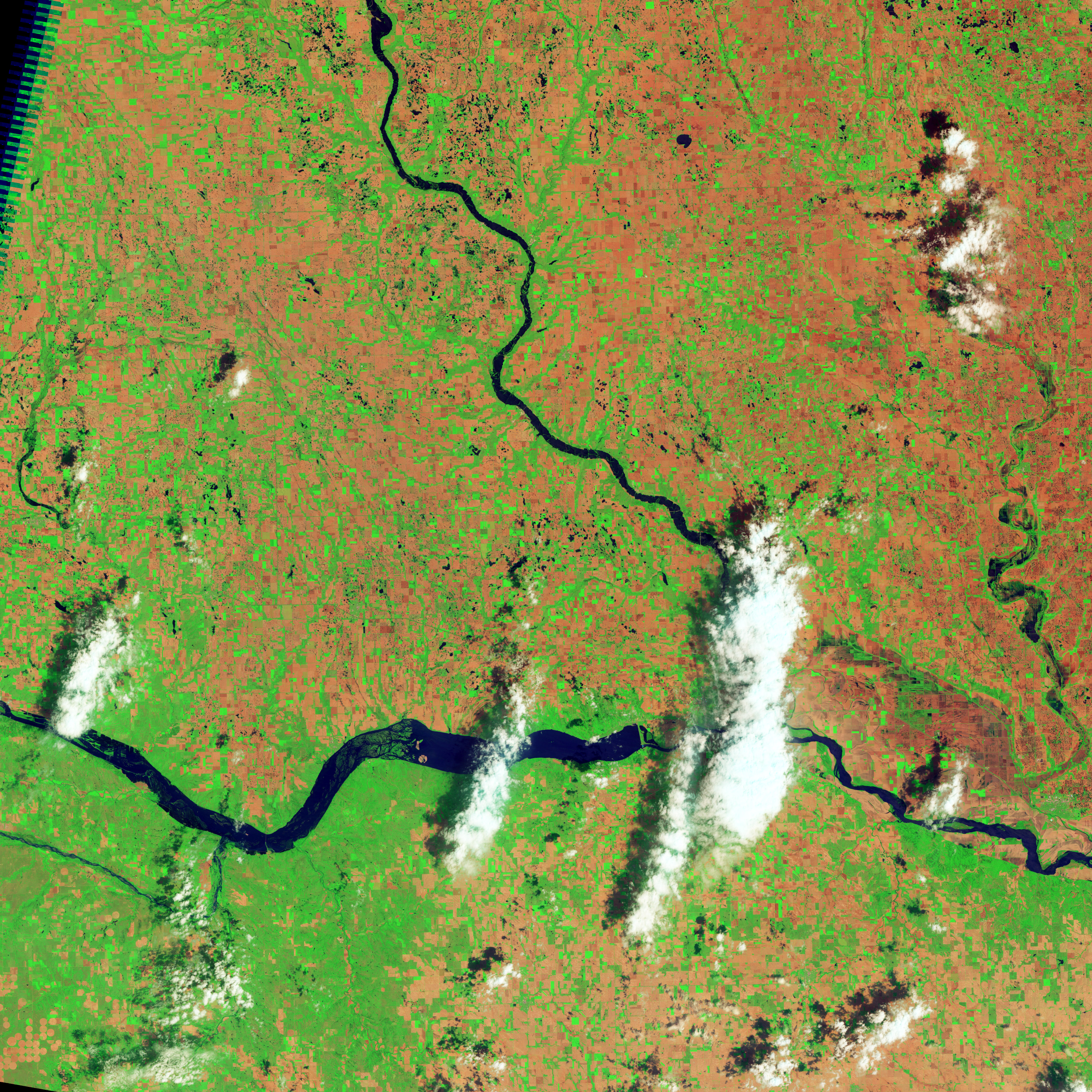 Flooding around Lewis and Clark Lake, South Dakota - related image preview