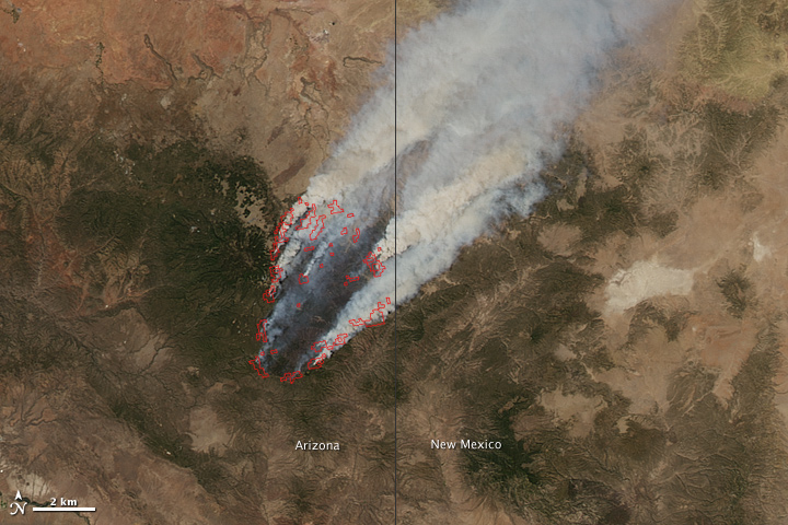 Wallow Fire, Arizona - related image preview