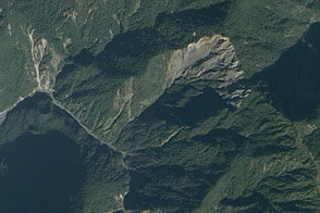 Landslide Scars in Taiwan