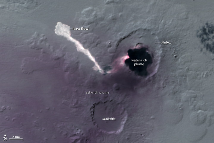 Eruption at Nabro Volcano