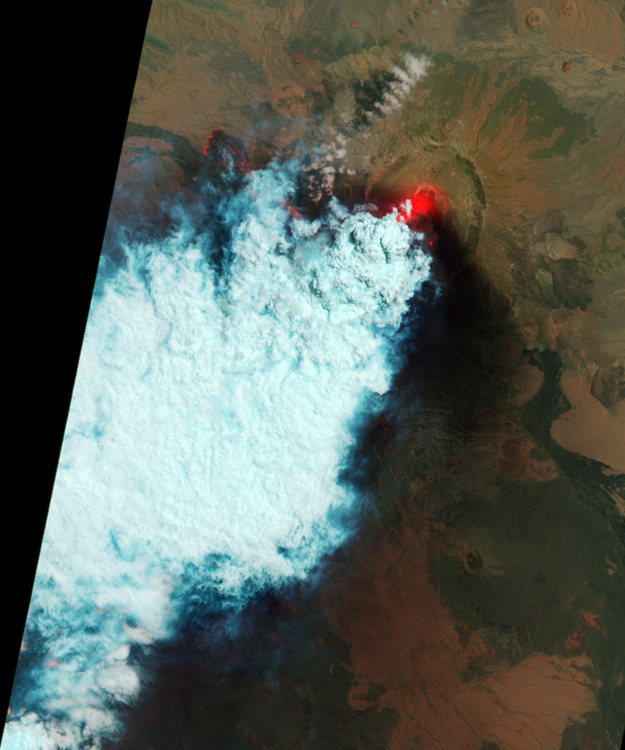 Detailed Views of Erupting Nabro Volcano - related image preview