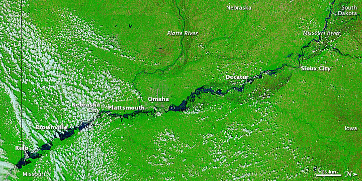 Floods Advance Down the Missouri River - related image preview