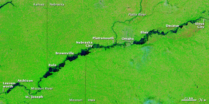 Flooding Continues along the Missouri River
