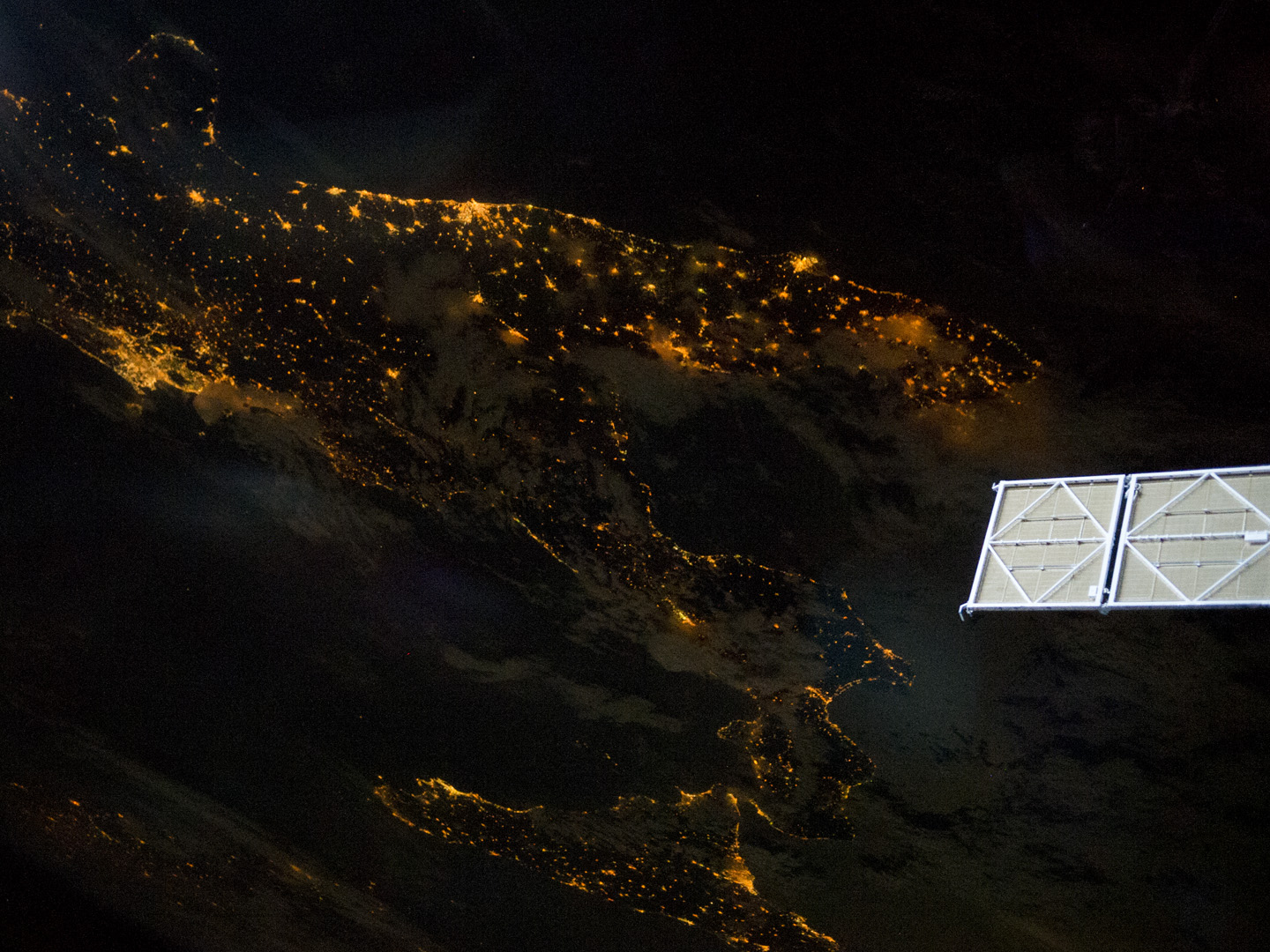 Southern Italian Peninsula at Night - related image preview