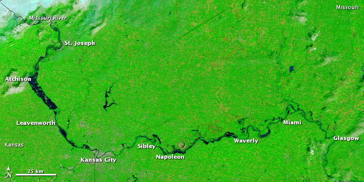 Flooding in the Missouri Basin