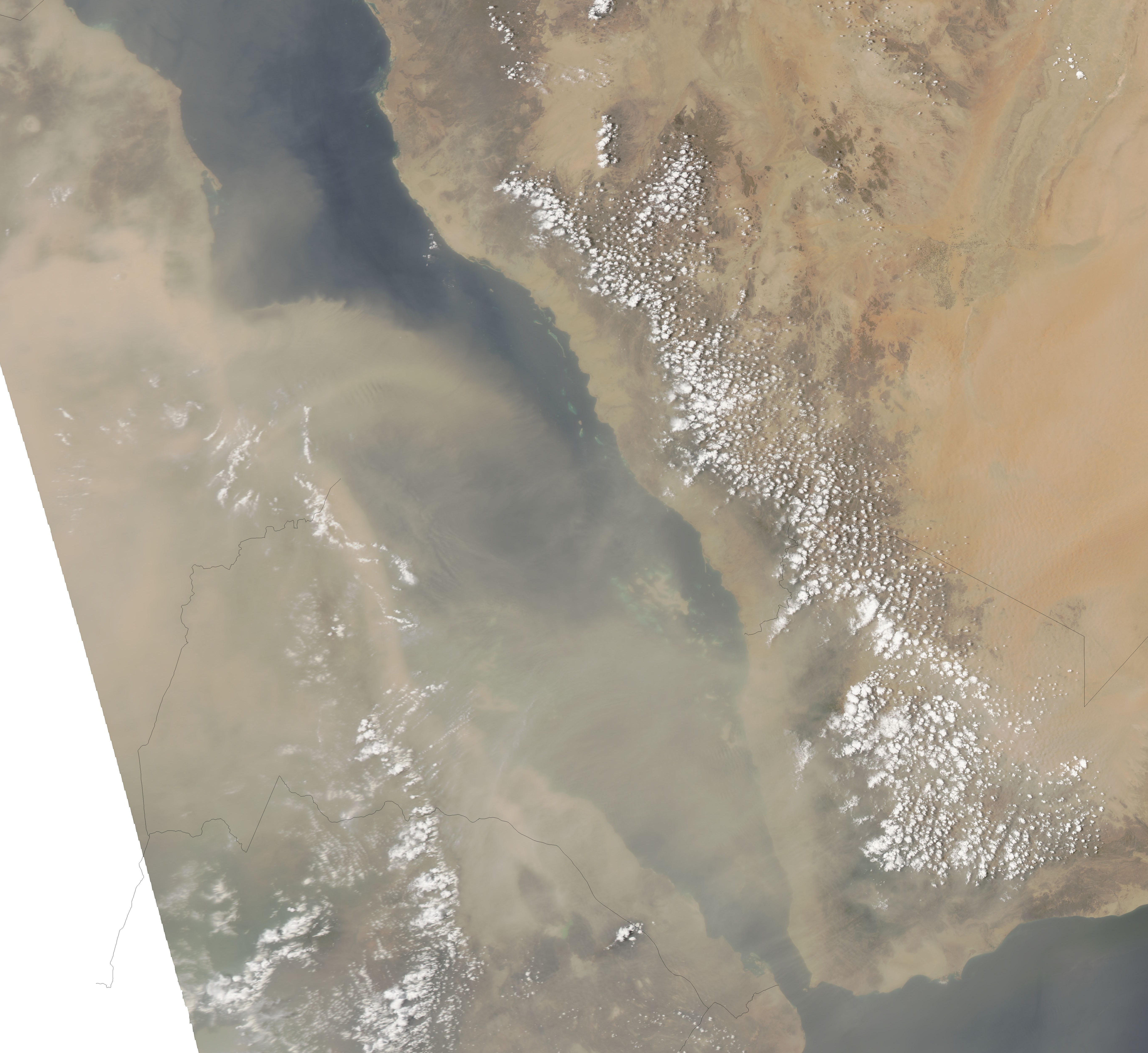 Dust Plumes over the Red Sea - related image preview