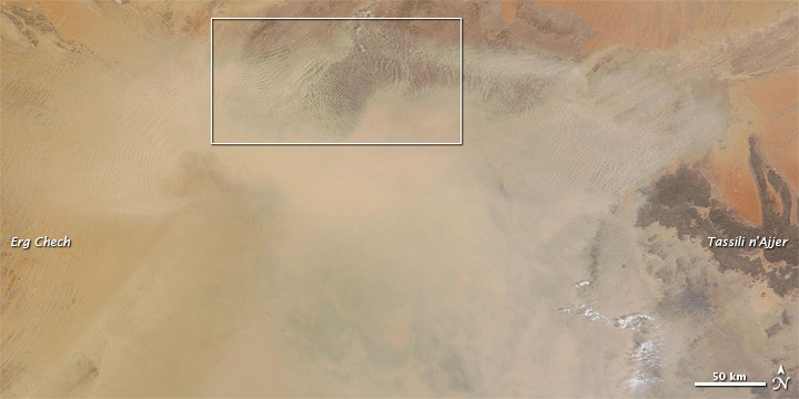 Dust Storm over Algeria - related image preview