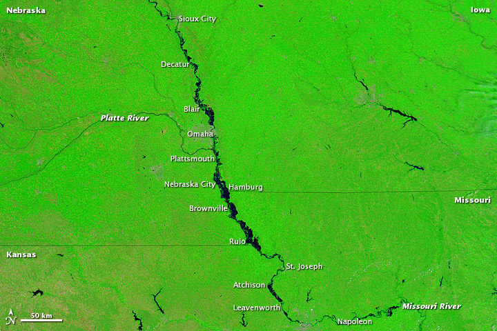 Flooding in the Missouri Basin