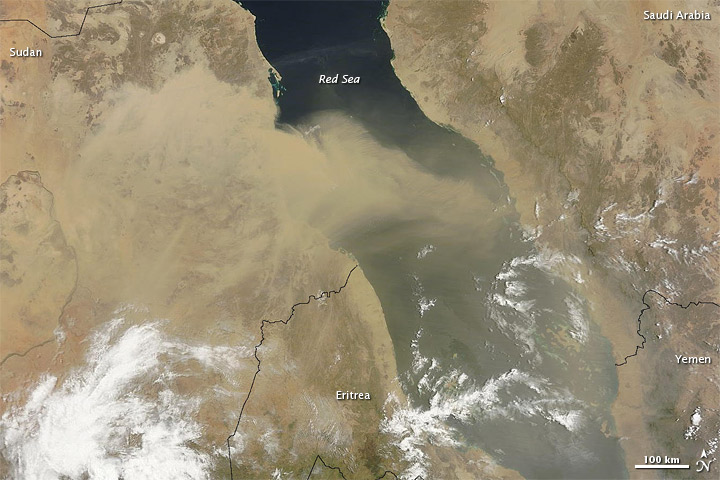 Dust Plumes over the Red Sea - related image preview