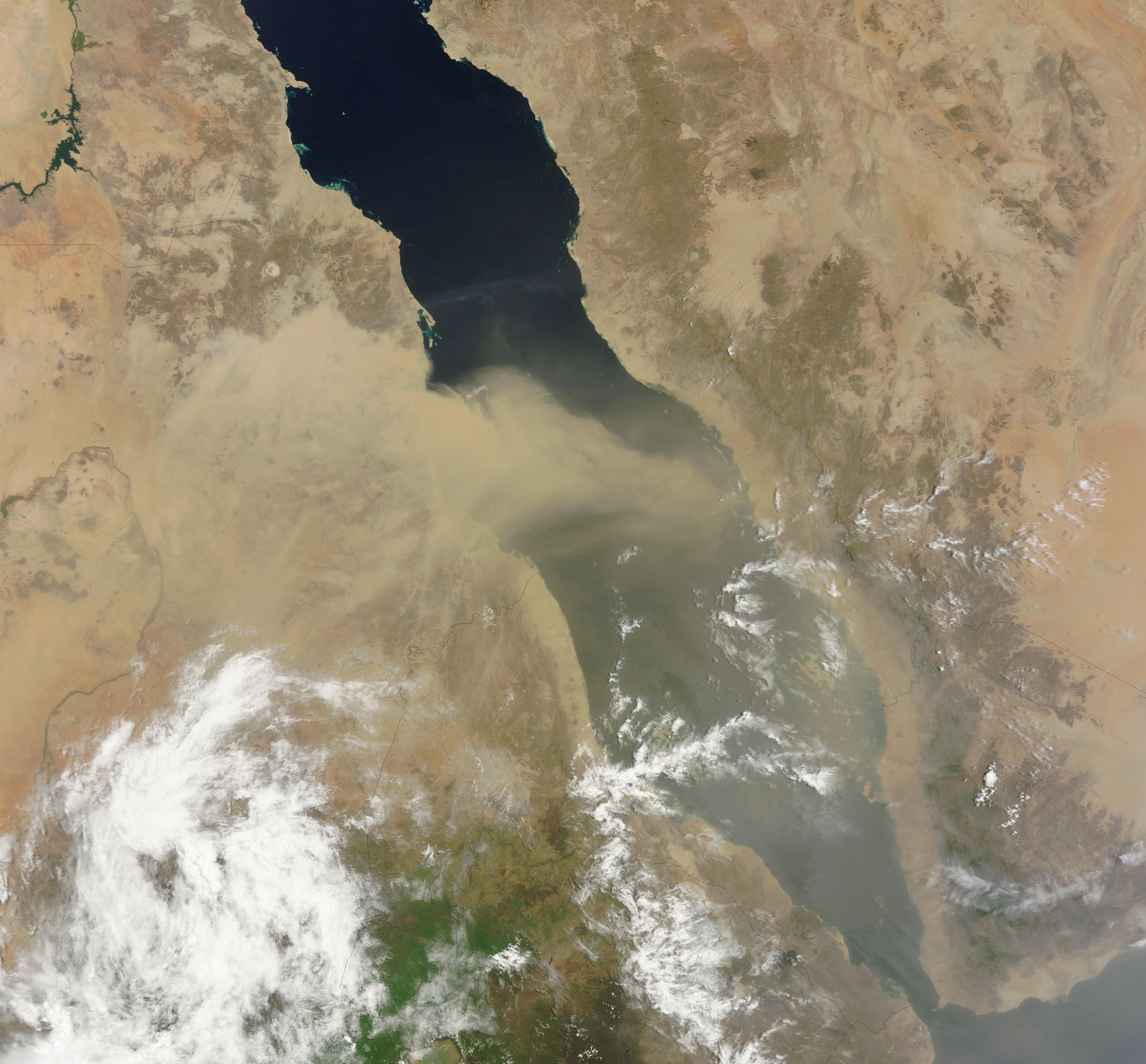 Dust Plumes over the Red Sea - related image preview