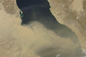 Dust Plumes over the Red Sea