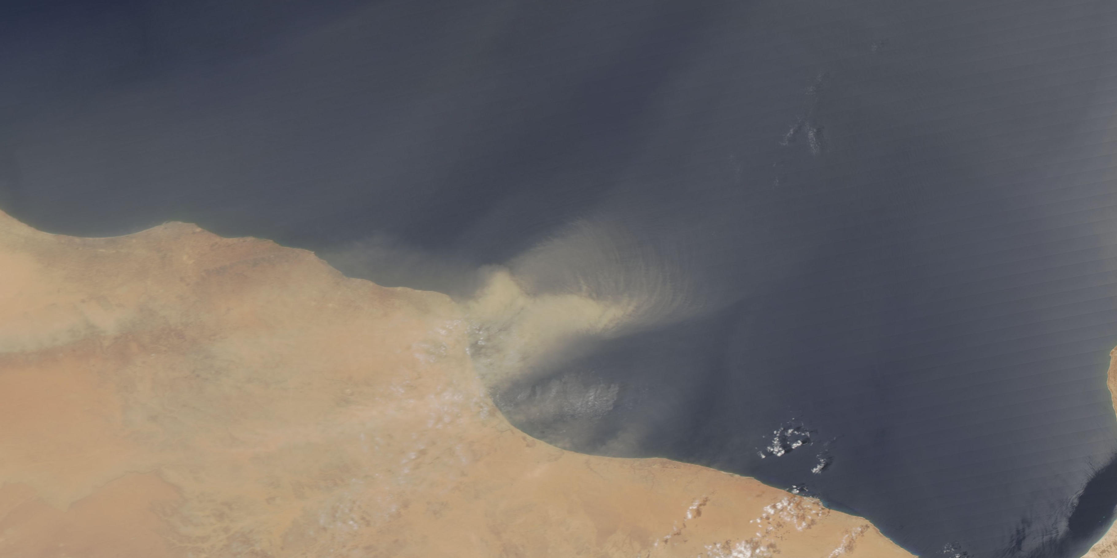 Dust off the Libyan Coast - related image preview