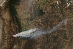 Fires in Northern Argentina