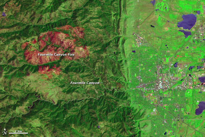 Burn Scar from Fourmile Canyon Fire - related image preview
