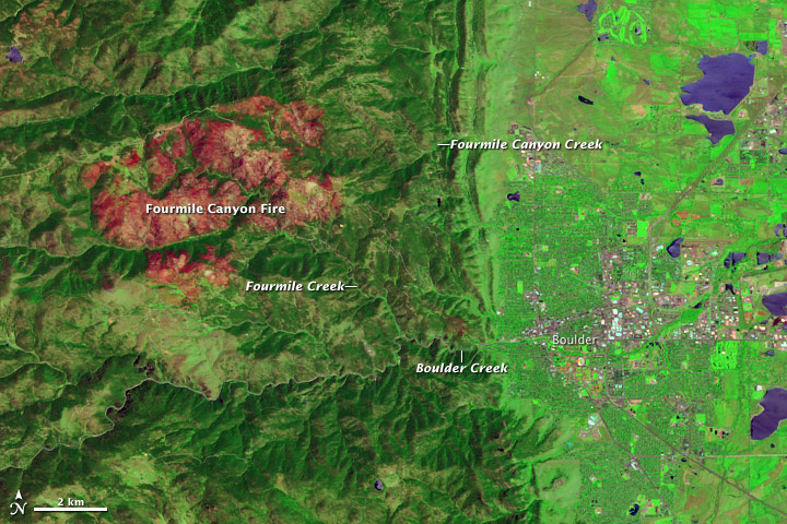 Boulder Creek Fire Map