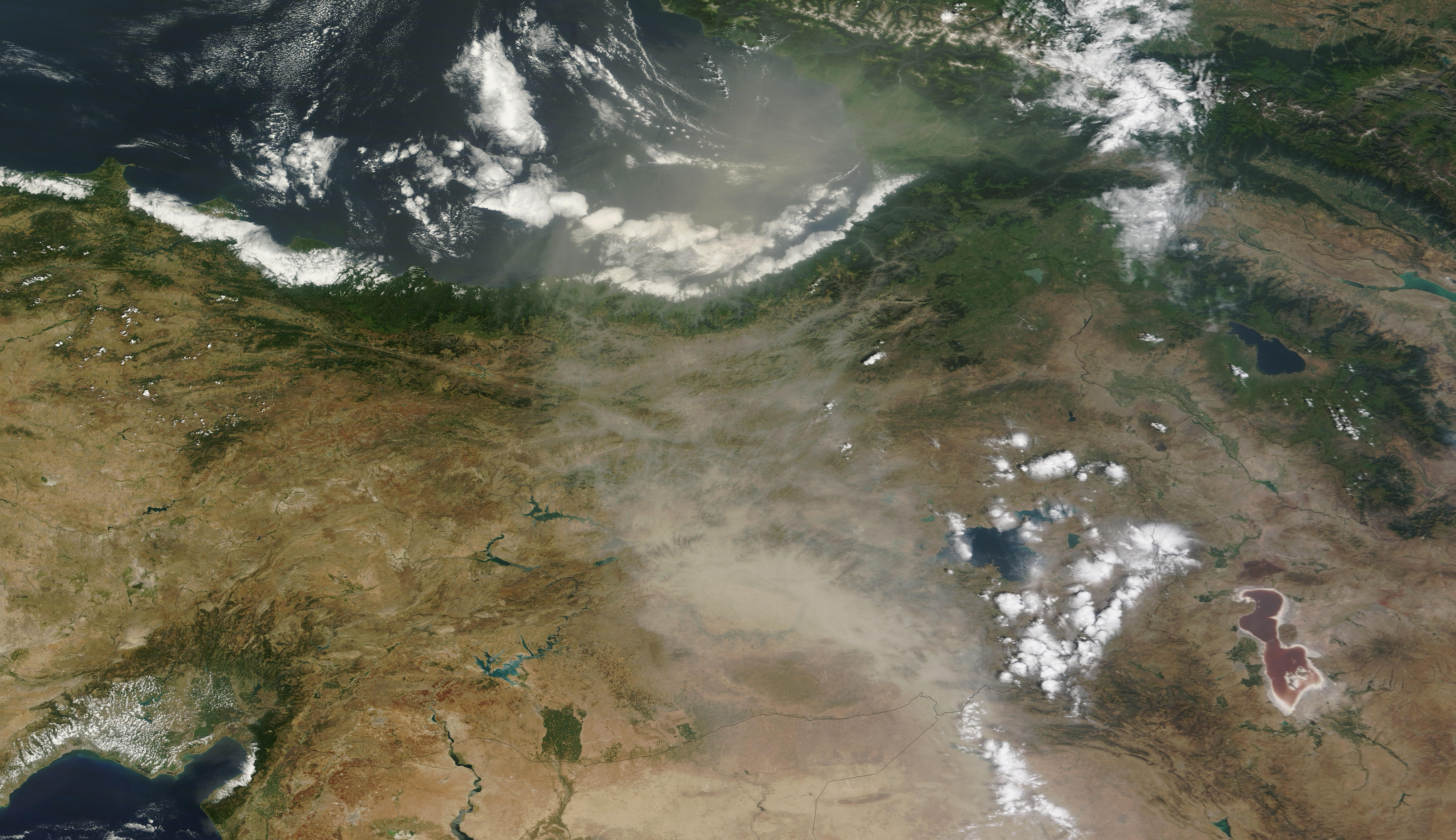 Dust over Turkey and the Black Sea - related image preview