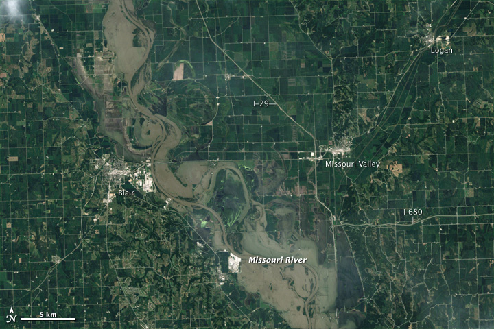 Lingering Floods in Eastern Nebraska