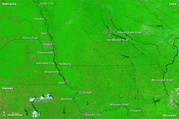 Flooding in the Missouri Basin