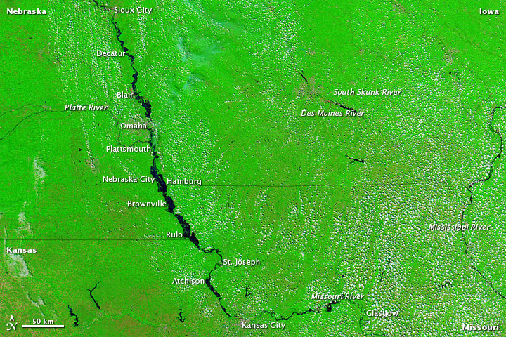 Flooding in the Missouri Basin