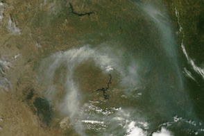 Fires in Montana and Wyoming