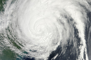 Hurricane Irene over the U.S. East Coast