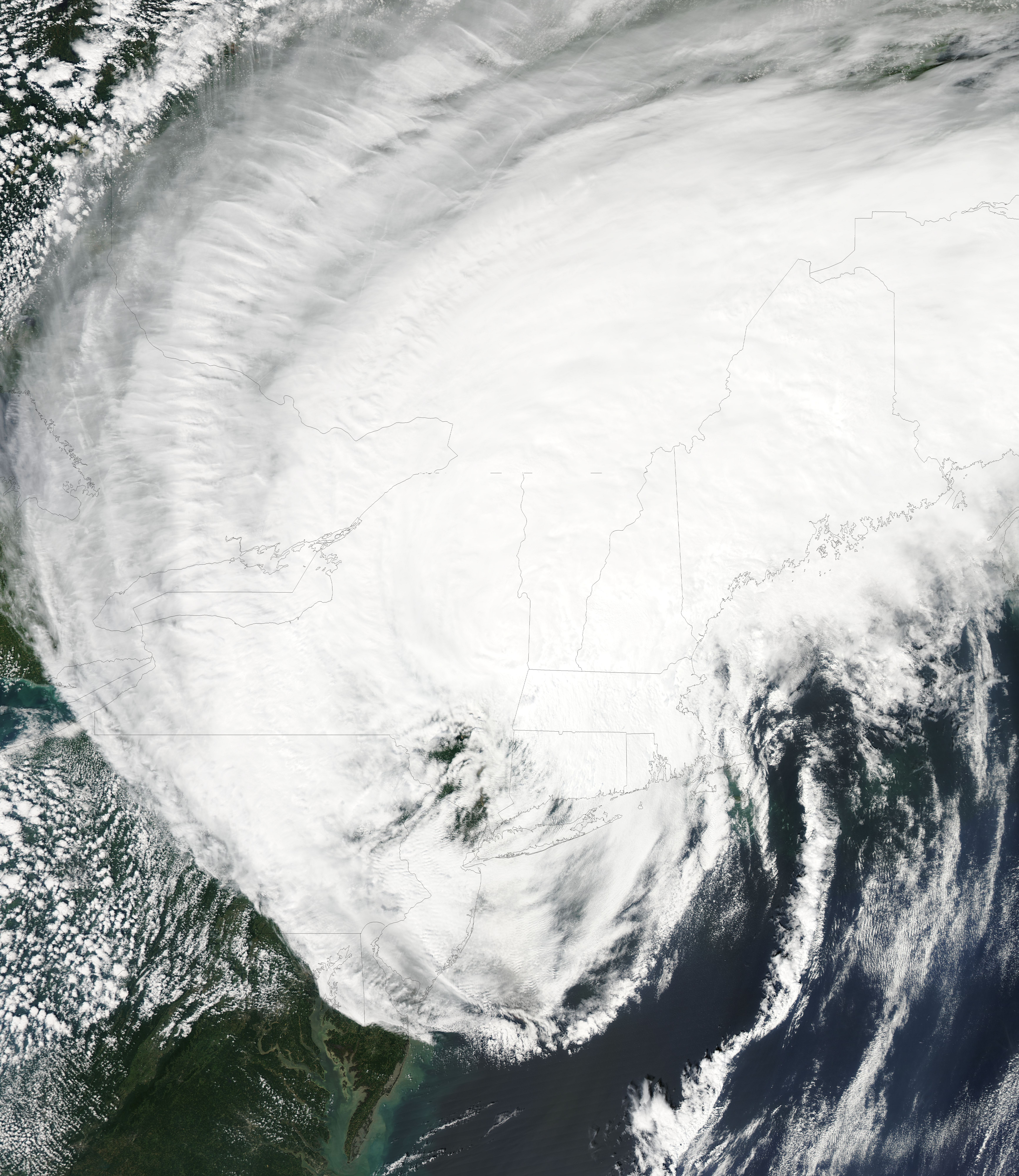 Hurricane Irene over the U.S. Northeast - related image preview
