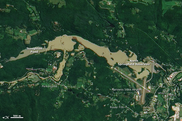 Flooding Fills Vermont Reservoir - related image preview