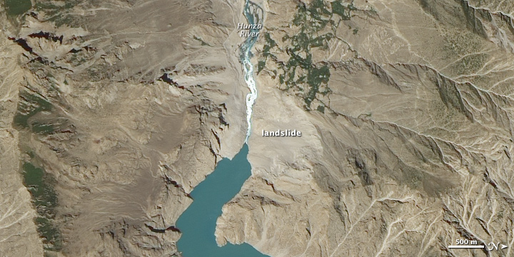 Hunza Valley Landslide Lake