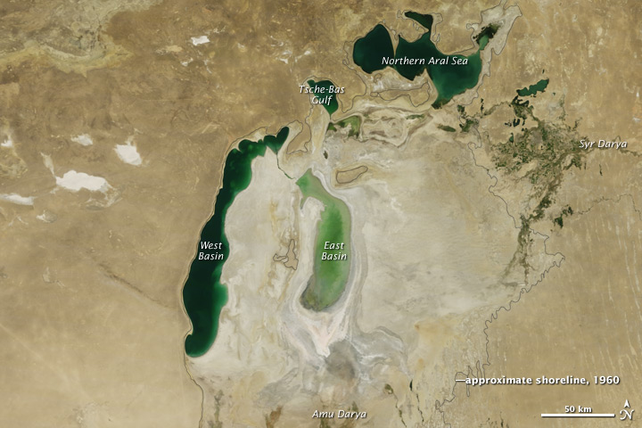 Aral Sea 2011