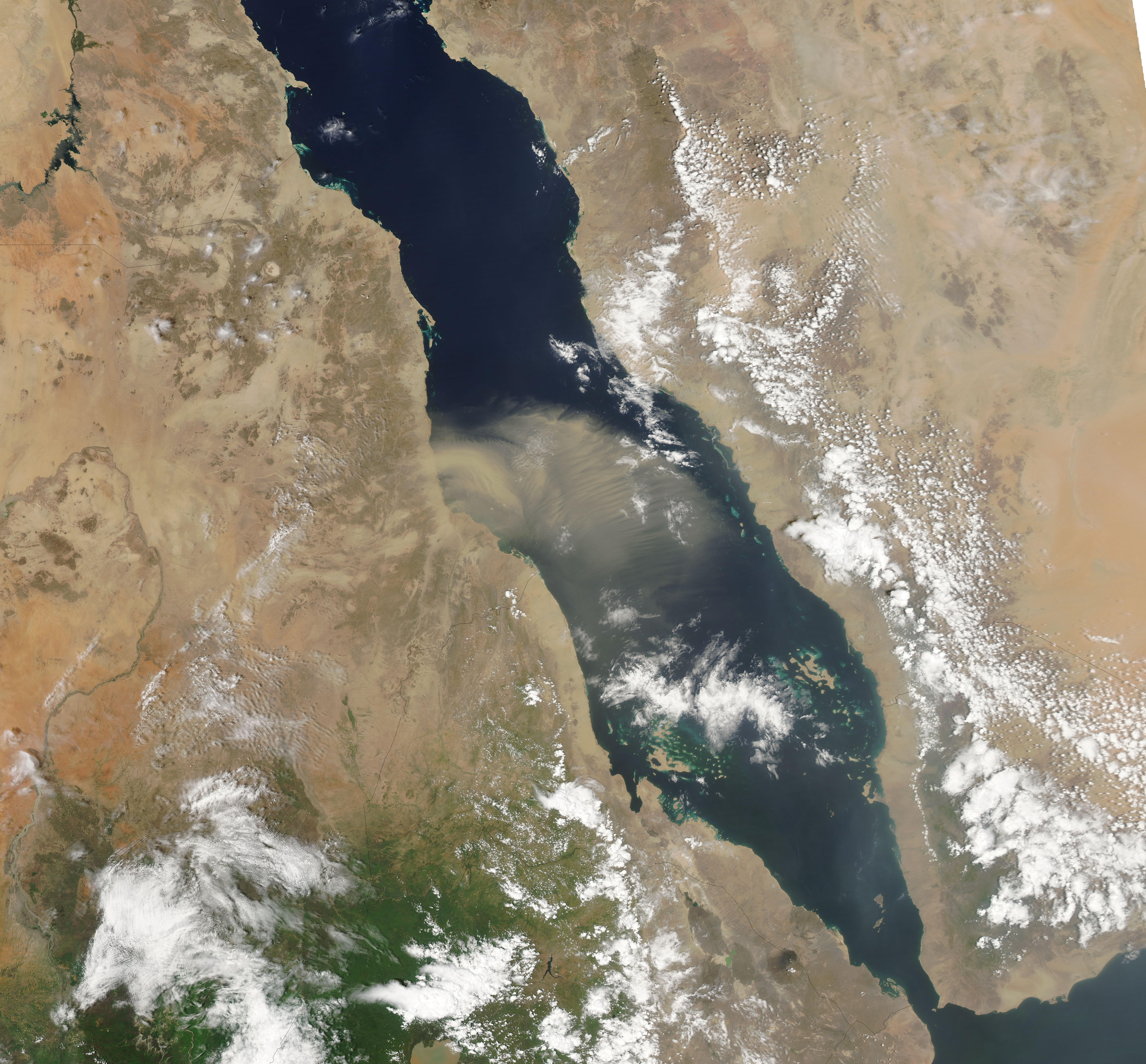 Dust over the Red Sea - related image preview