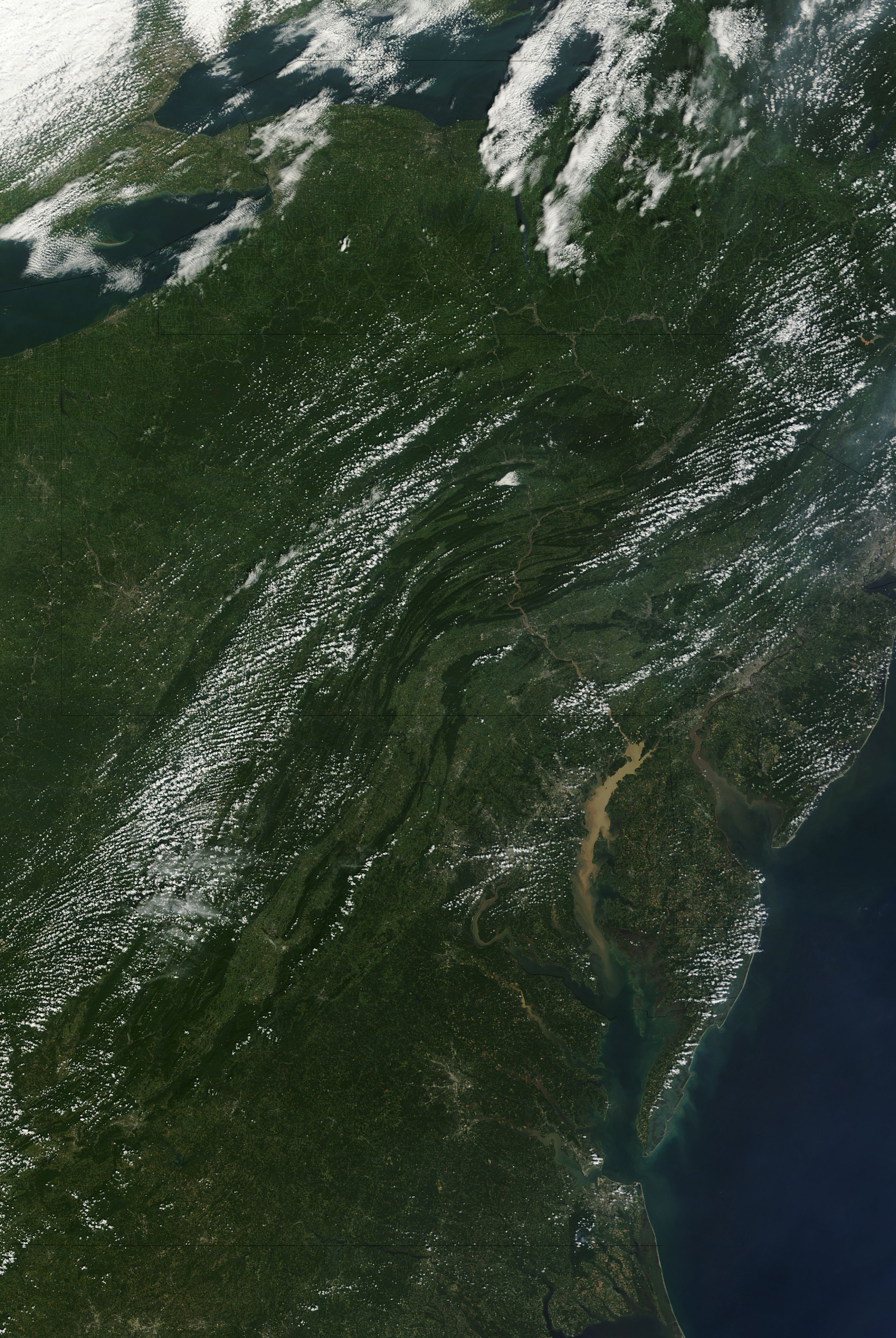 Sediment Clouds the Chesapeake Bay - related image preview
