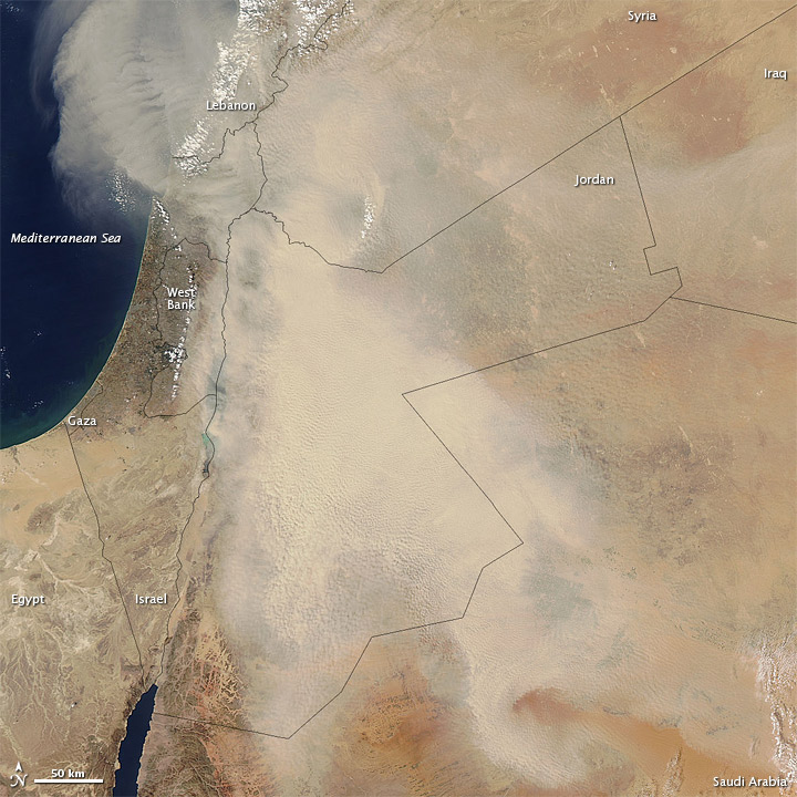 Dust Storm in the Middle East