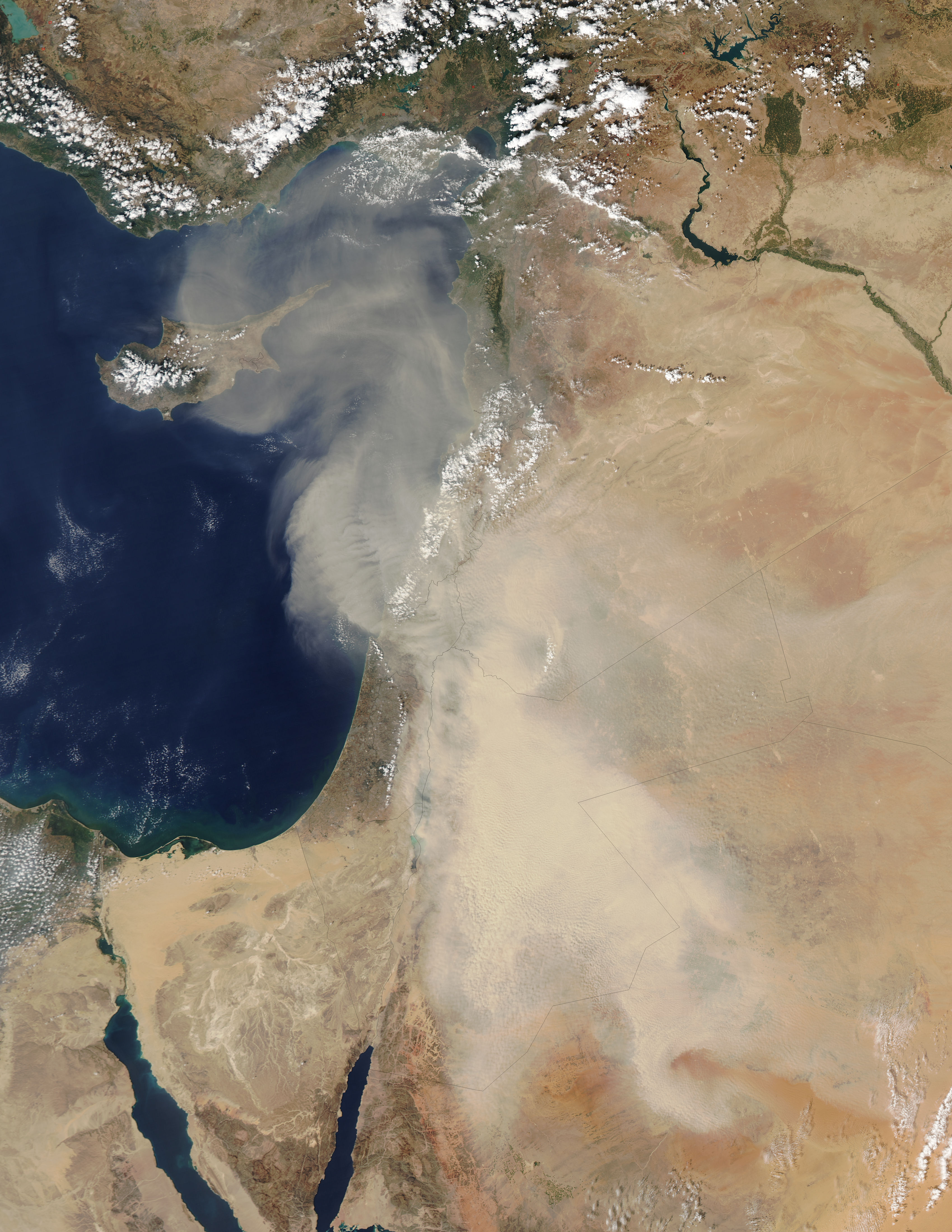 Dust Storm in the Middle East - related image preview